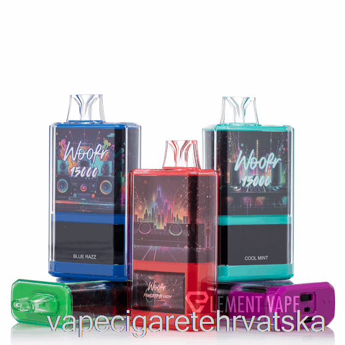 Vape Hrvatska Woofr 15000 Jednokratna šećerna Vuna